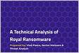 Technical analysis of  ransomwar